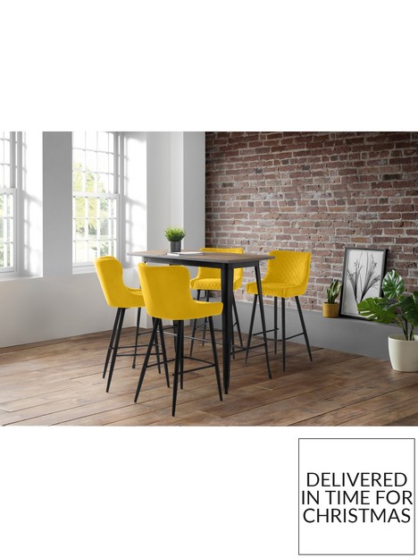 julian-bowen-grafton-bar-table-4-luxe-stools
