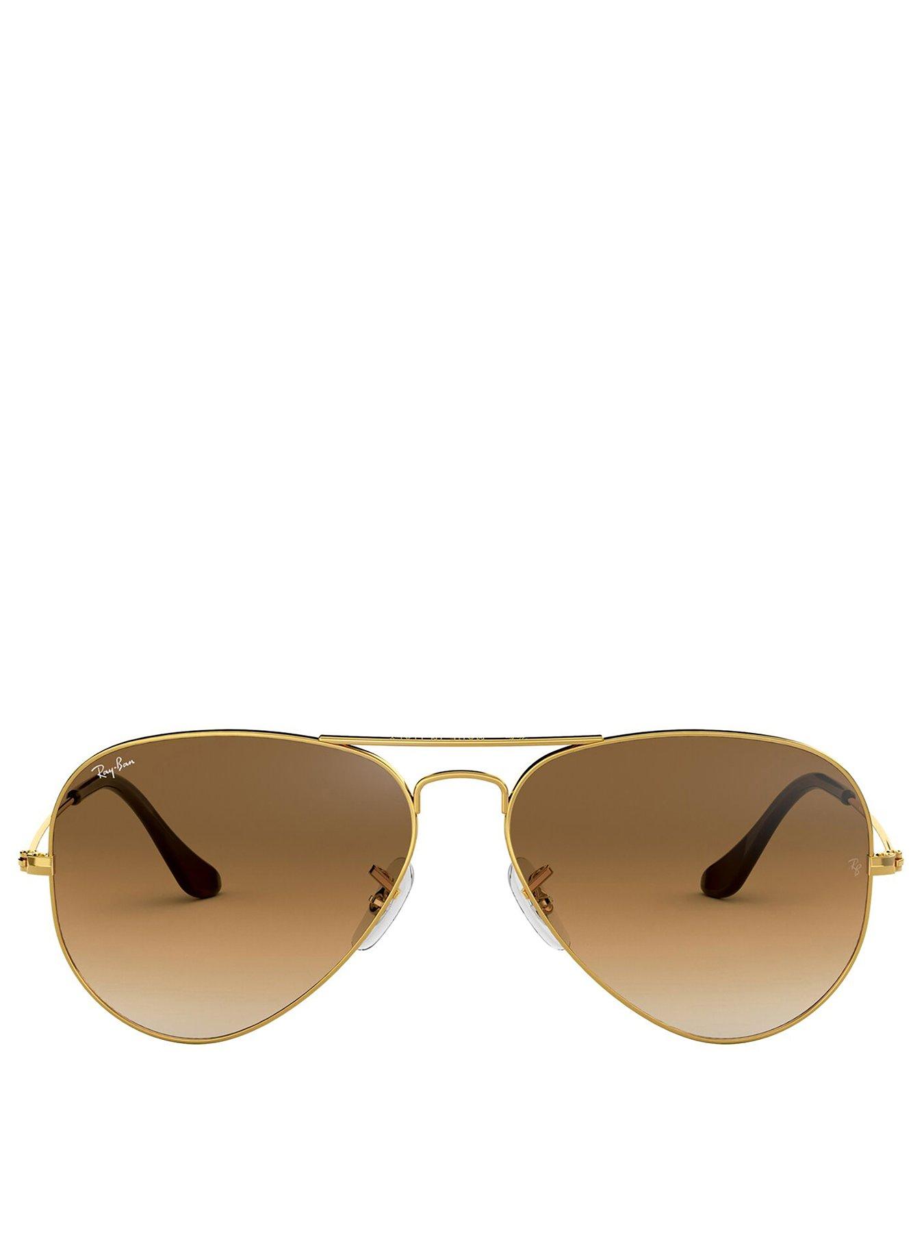 Brown arista store aviator sunglasses