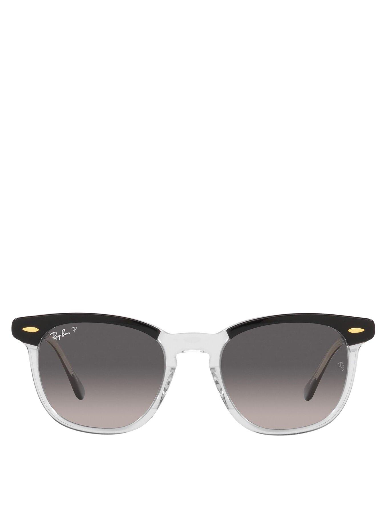 Ray-Ban Hawkeye Square Sunglasses - Black | Very.co.uk