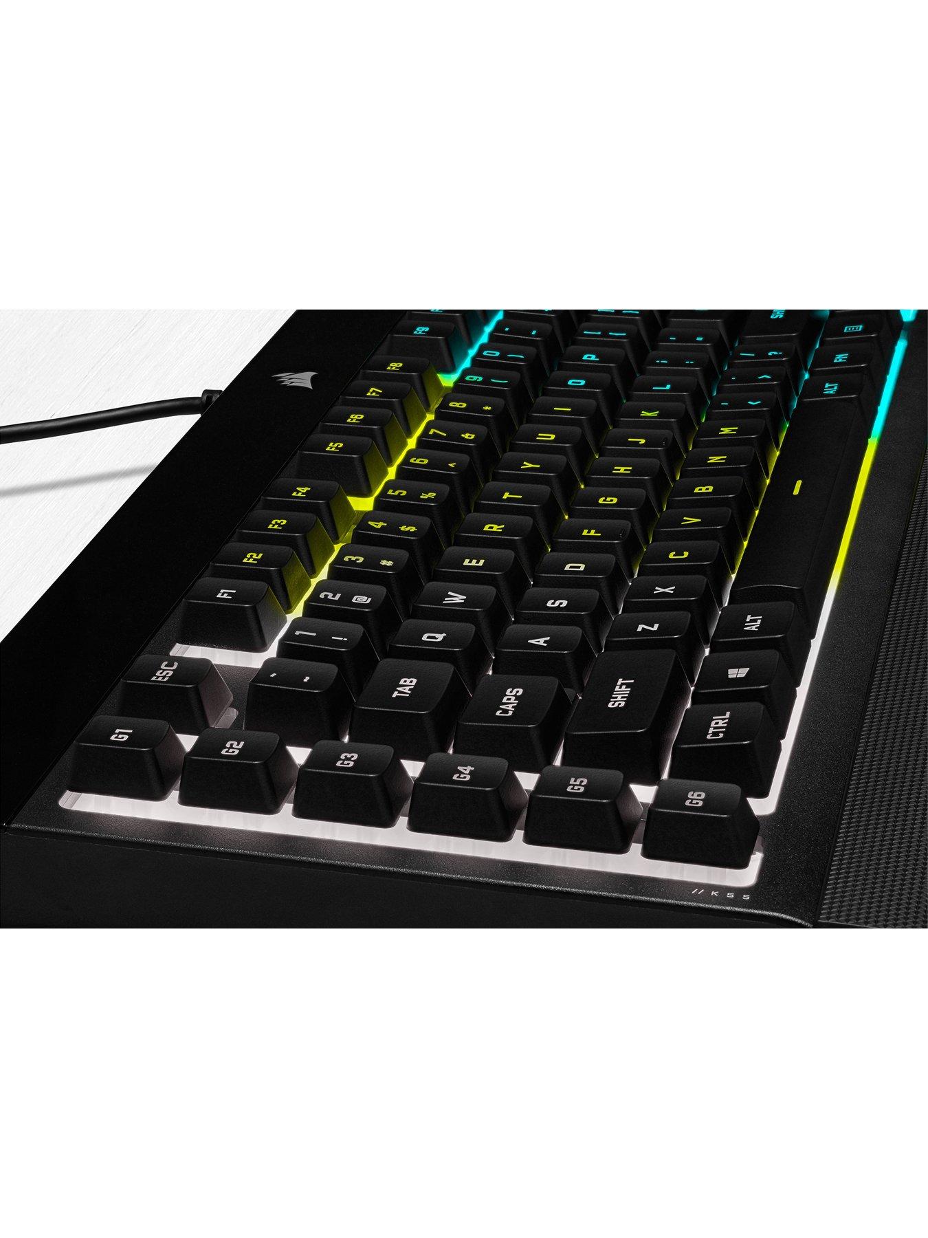 Image 5 of 6 of CORSAIR K55 RGB PRO Gaming Keyboard -&nbsp;5Z RGB, Rubber Dome