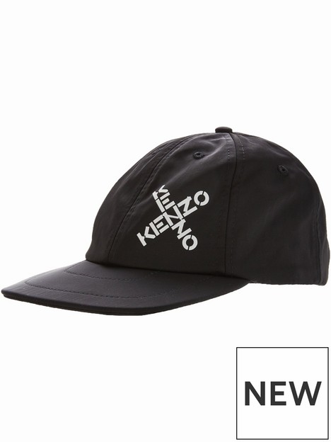 kenzo-mens-x-logo-baseball-cap-black