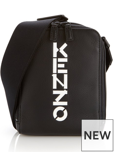 kenzo-mens-logo-cross-body-bag-black