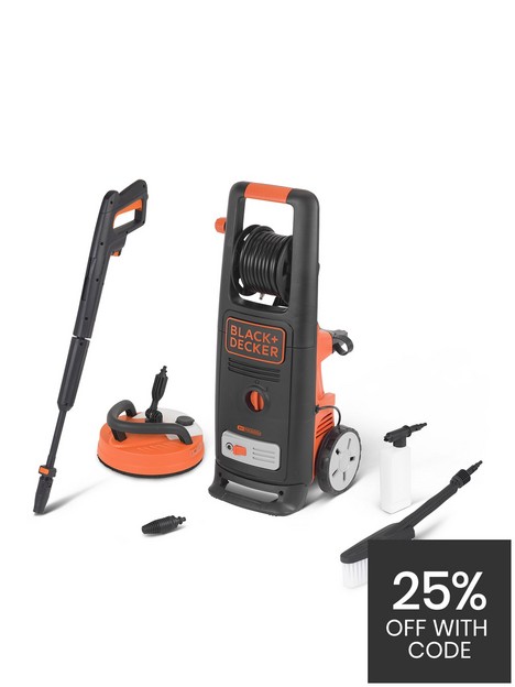 black-decker-bxpw2200penbsp2200w-high-pressure-washer-with-patio-cleaner-deluxe-and-fixed-brush