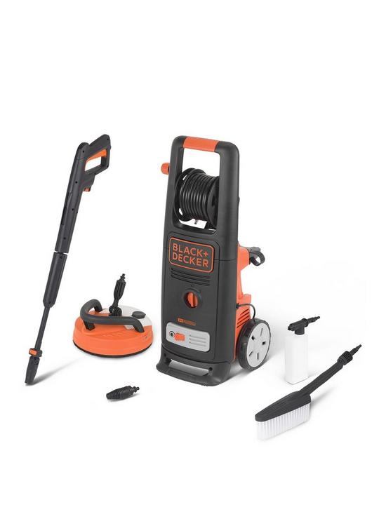 front image of black-decker-black-and-decker-2200w-high-pressure-washer-with-patio-cleaner-deluxe-and-fixed-brush