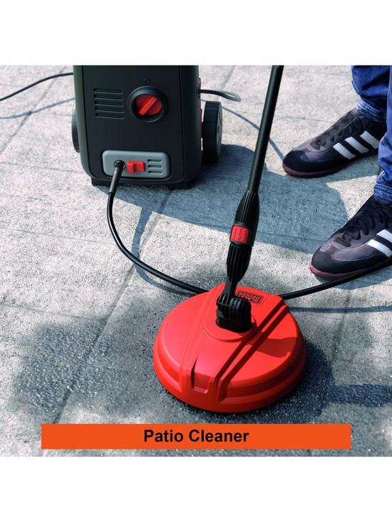 stillFront image of black-decker-black-and-decker-2200w-high-pressure-washer-with-patio-cleaner-deluxe-and-fixed-brush