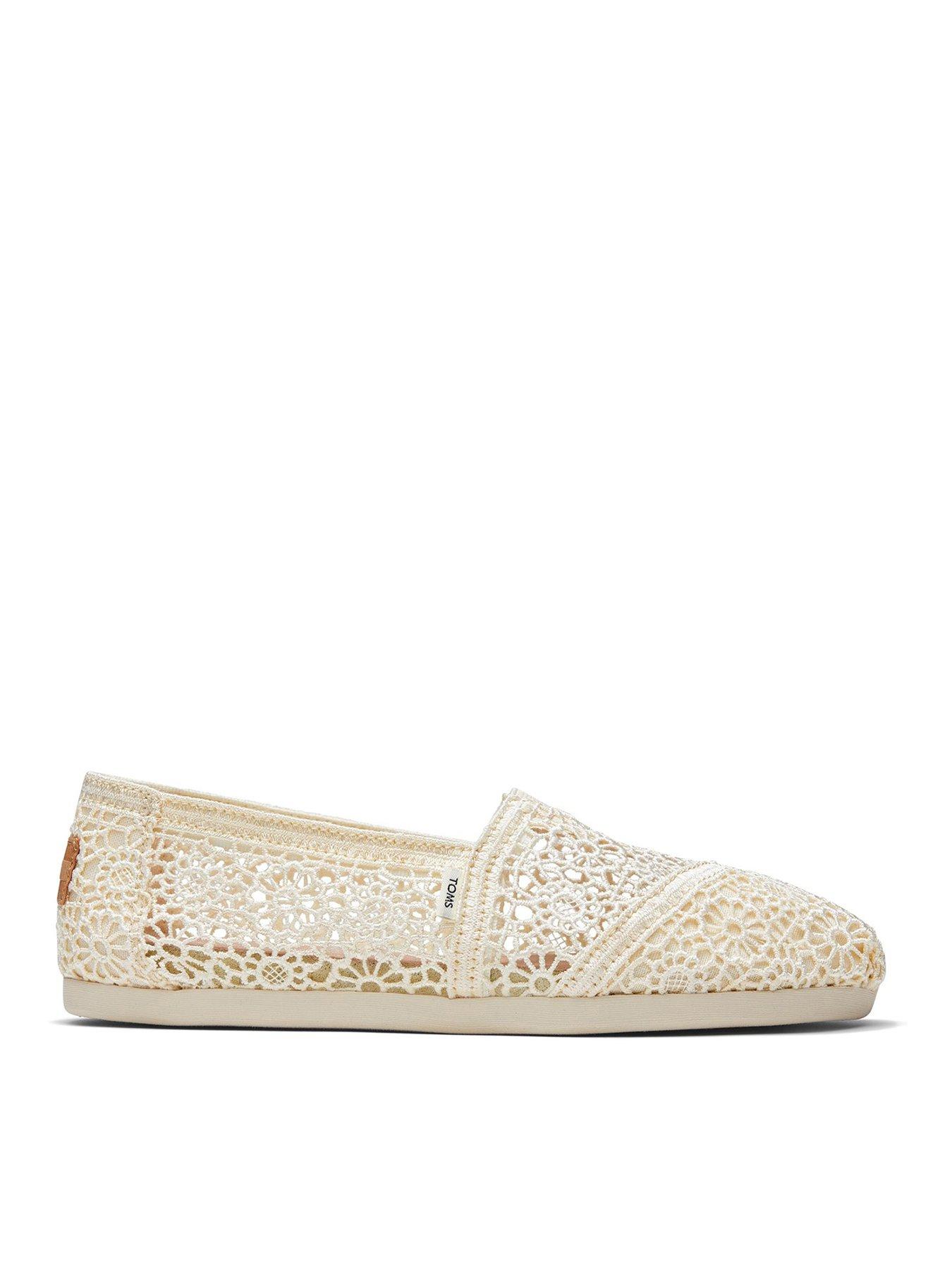 TOMS Alpargata Moroccan Crochet Espadrille - Natural