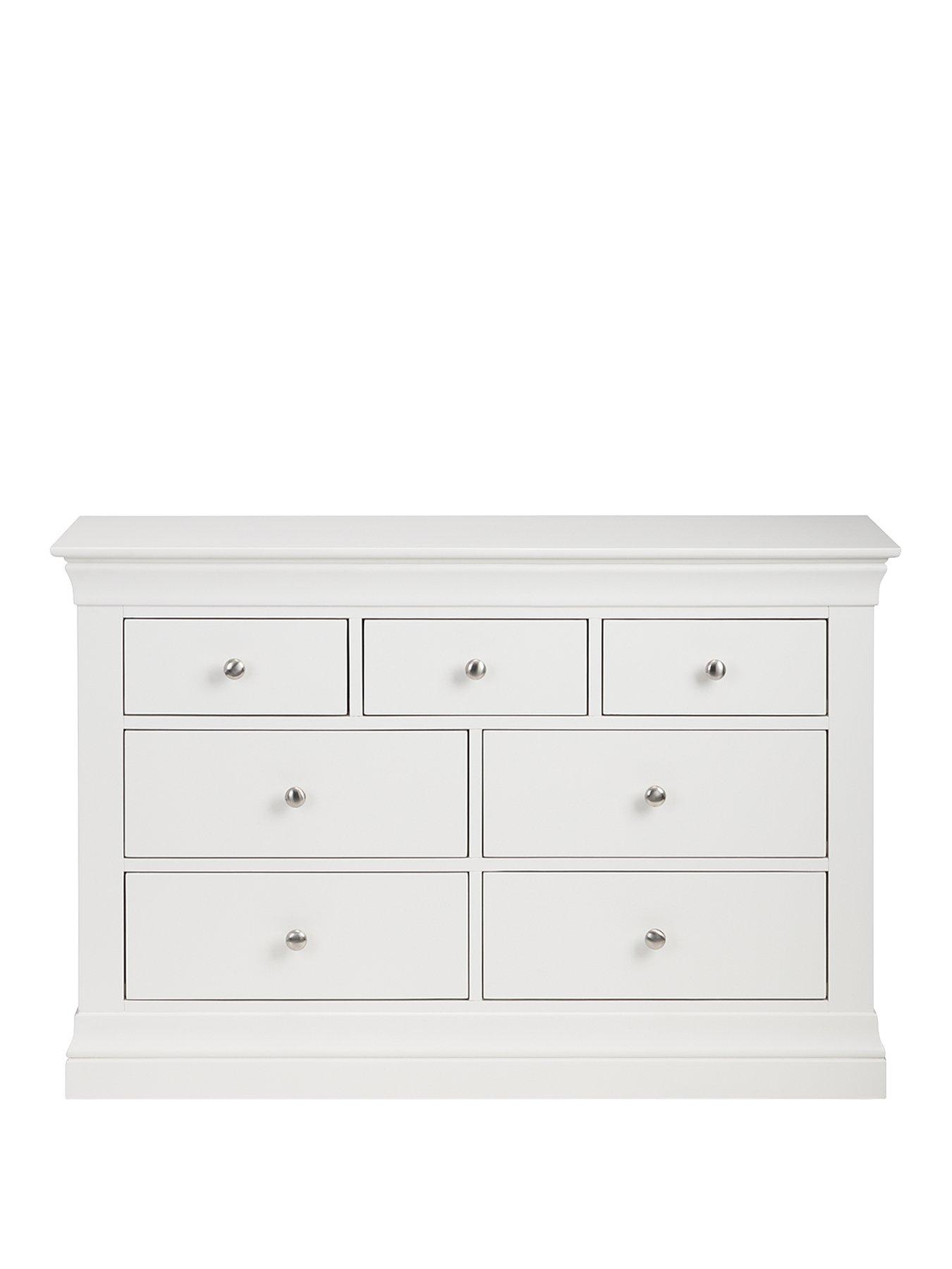 Image 2 of 4 of Julian Bowen Clermont 4+3 Drawer Chester White