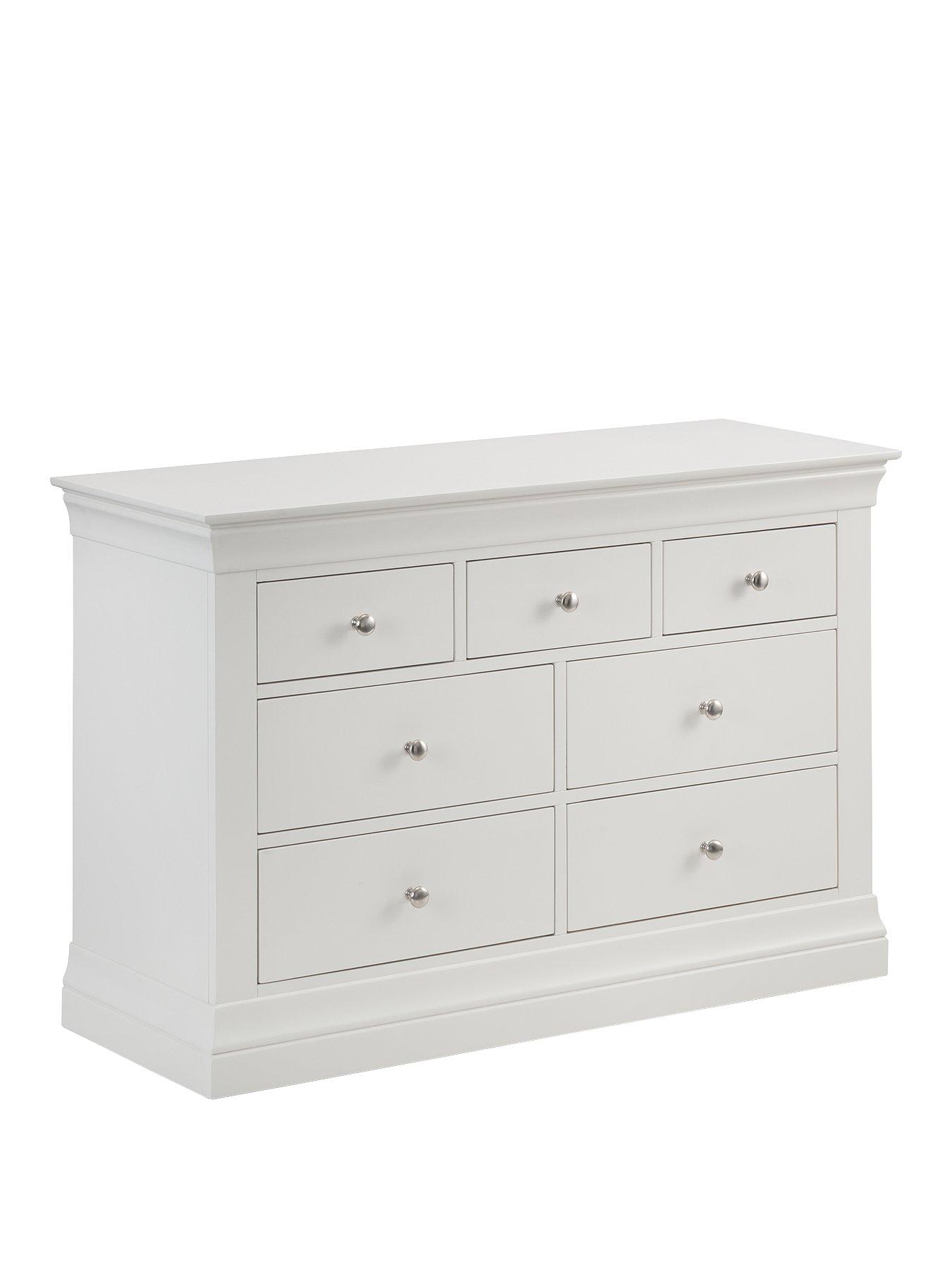 Image 3 of 4 of Julian Bowen Clermont 4+3 Drawer Chester White