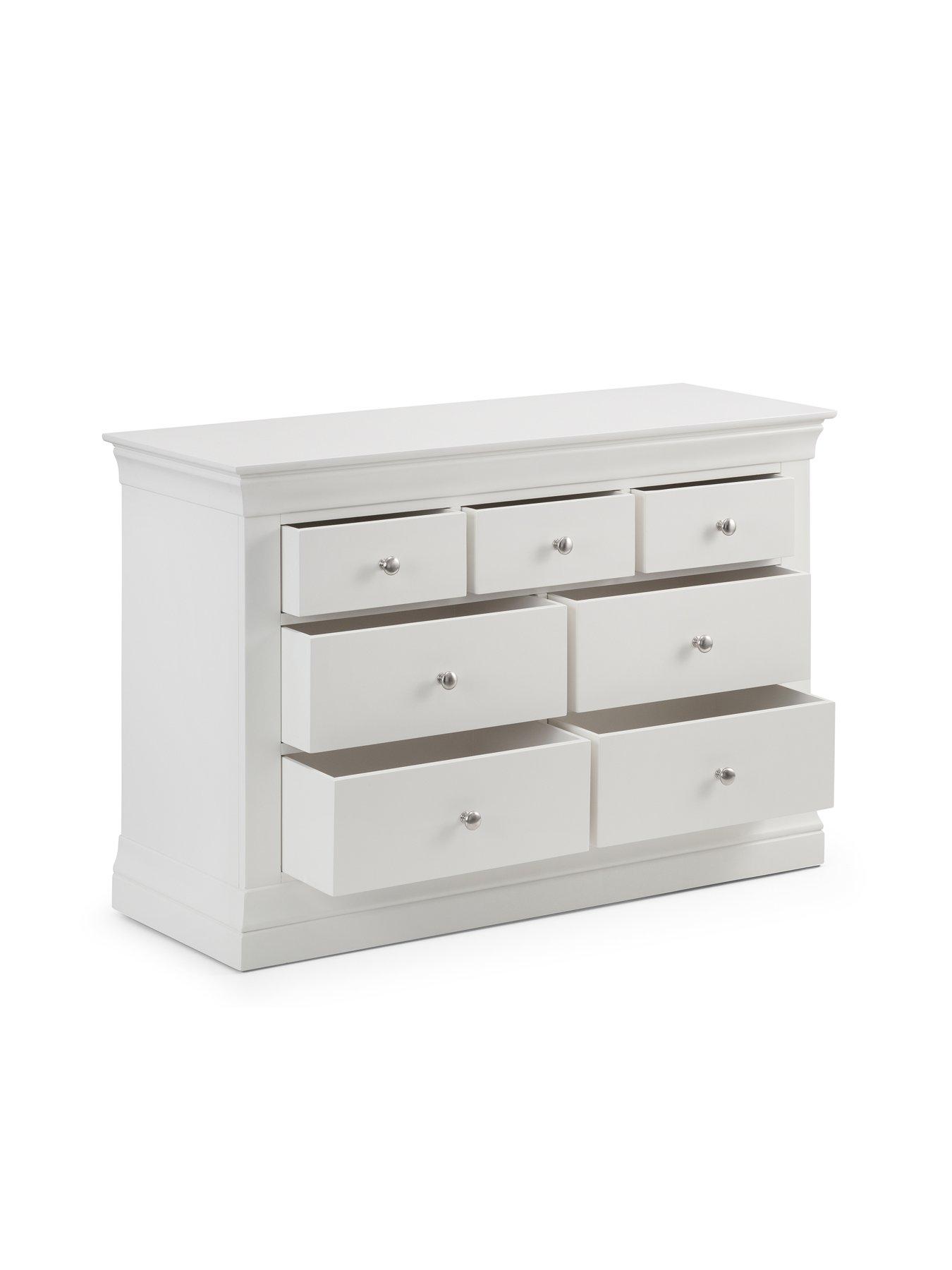 Image 4 of 4 of Julian Bowen Clermont 4+3 Drawer Chester White