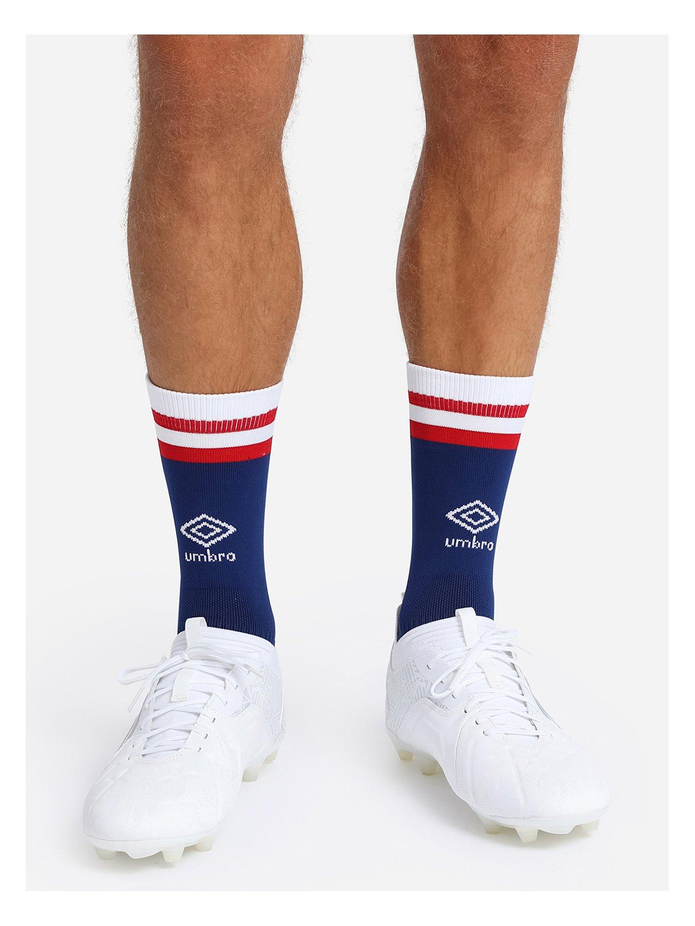 Umbro Men's England Rugby 22/23 Home MidCalf Sock White very.co.uk