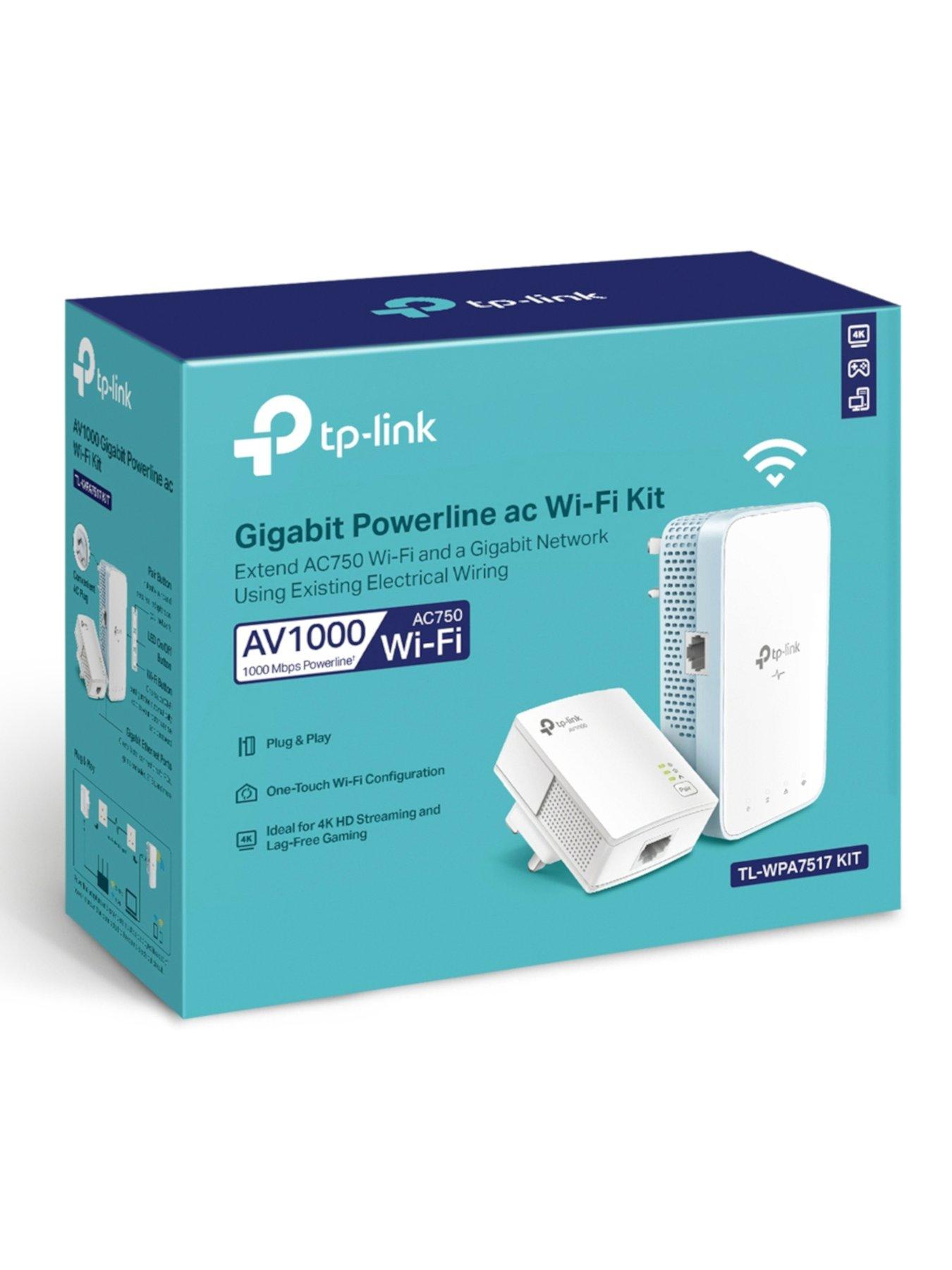 Image 5 of 7 of TP Link TL-WPA7517&nbsp;Gigabit Powerline AC Wi-Fi Kit