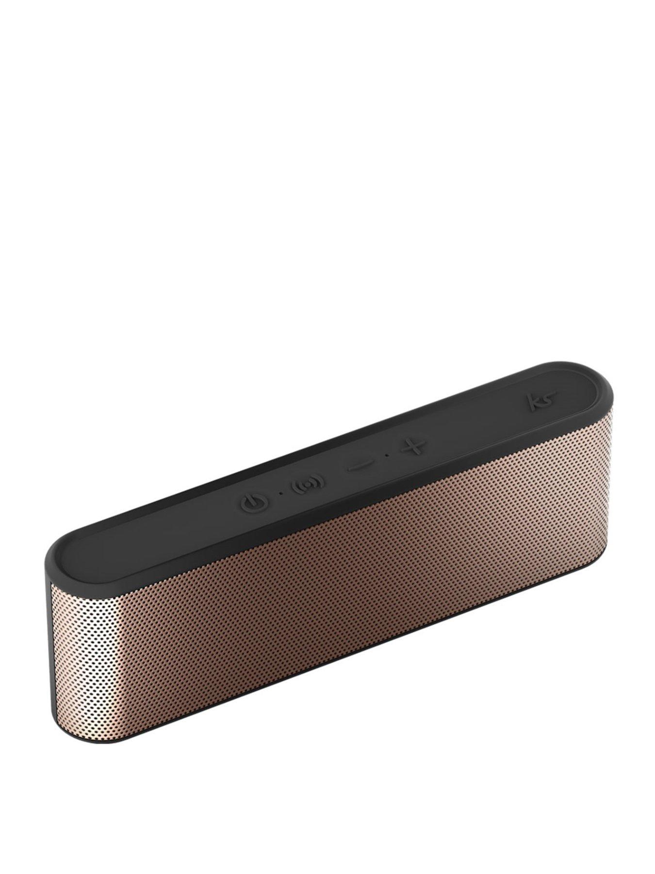 Kitsound Boombar 30 Bluetooth Speaker Rose Gold very.co.uk