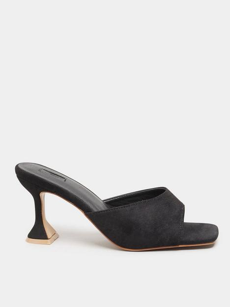 yours-clothing-extra-wide-fit-flared-heel-sandal-black