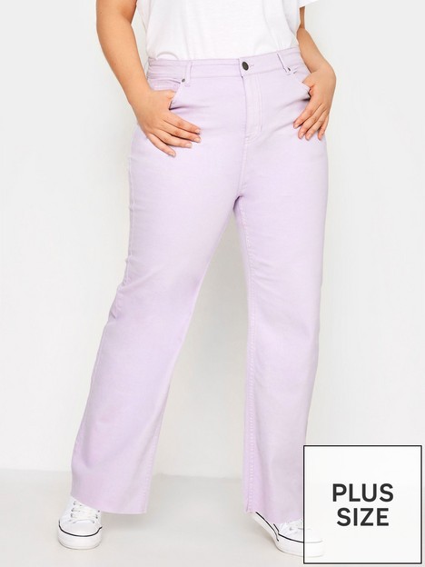 yours-clothing-wide-leg-fivenbsppocket-jean-purple
