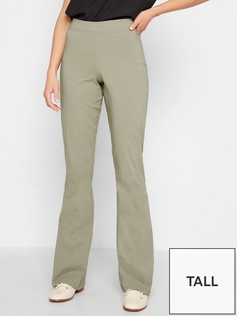 long-tall-sally-bi-stretch-bootcut-trouser-khaki-green