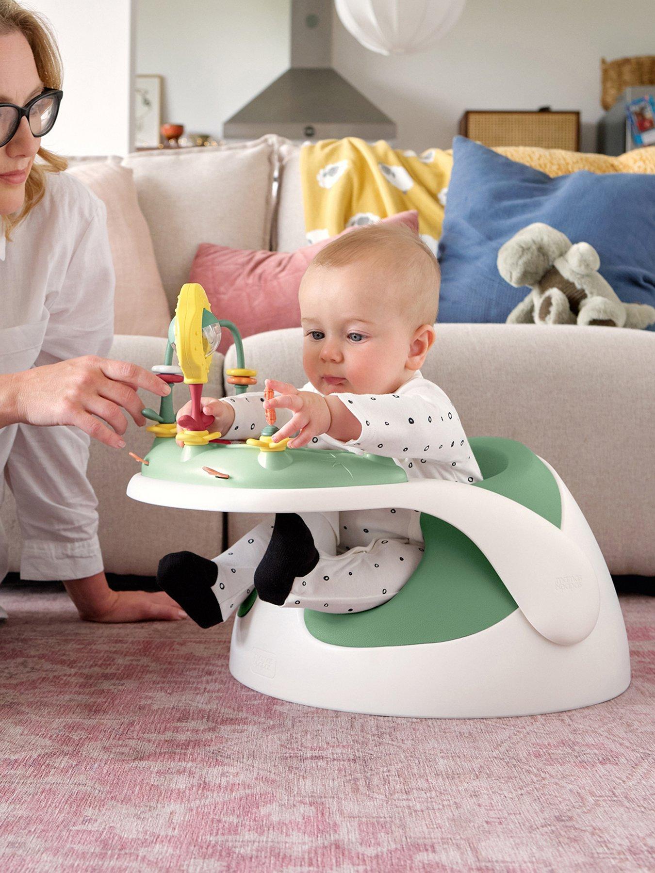 undefined Baby Snug and Activity Tray- Eucalyptus - Green