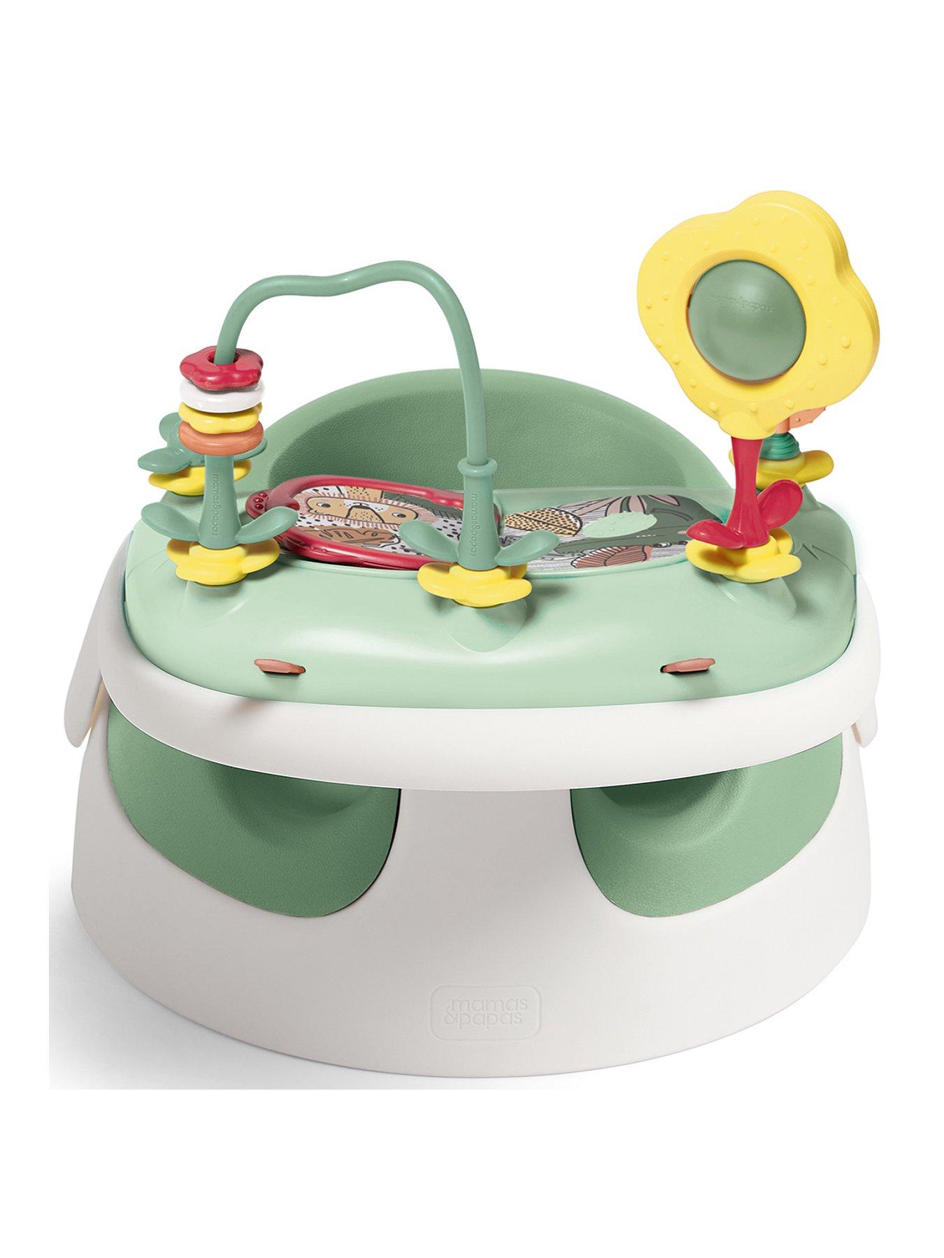 Product photograph of Mamas Papas Baby Snug And Activity Tray- Eucalyptus from very.co.uk