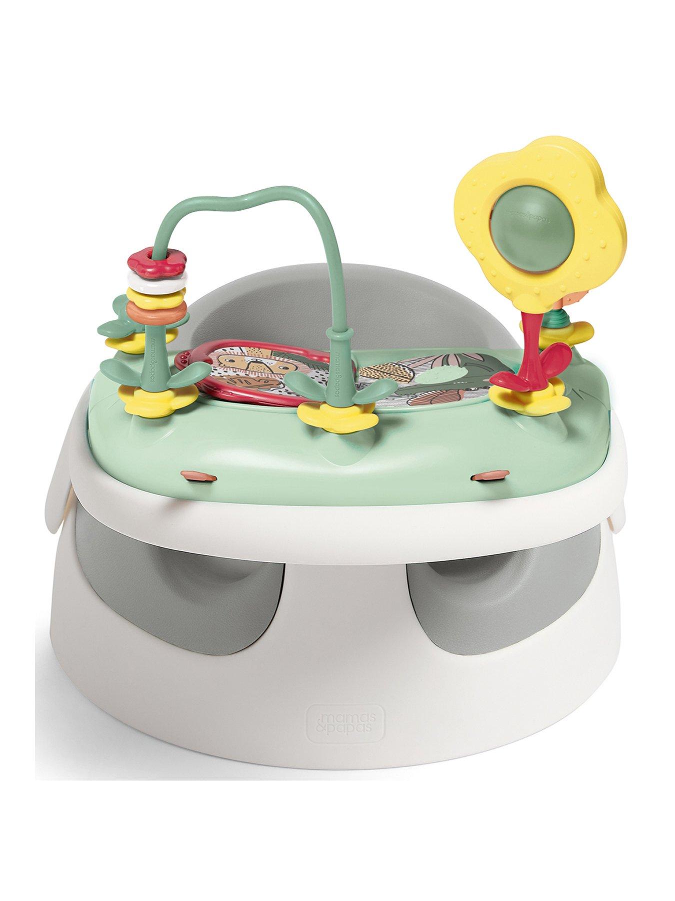Image 2 of 7 of Mamas & Papas Baby Snug and Activity Tray- Pebble Grey