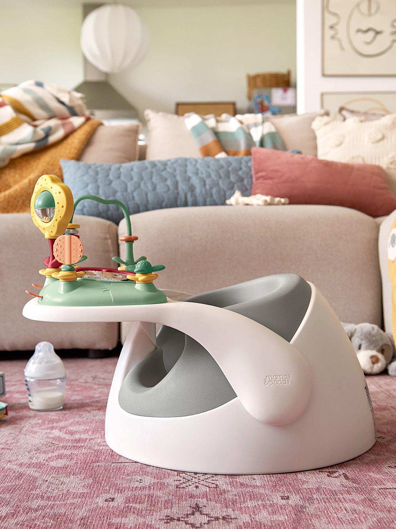 Image 4 of 7 of Mamas & Papas Baby Snug and Activity Tray- Pebble Grey