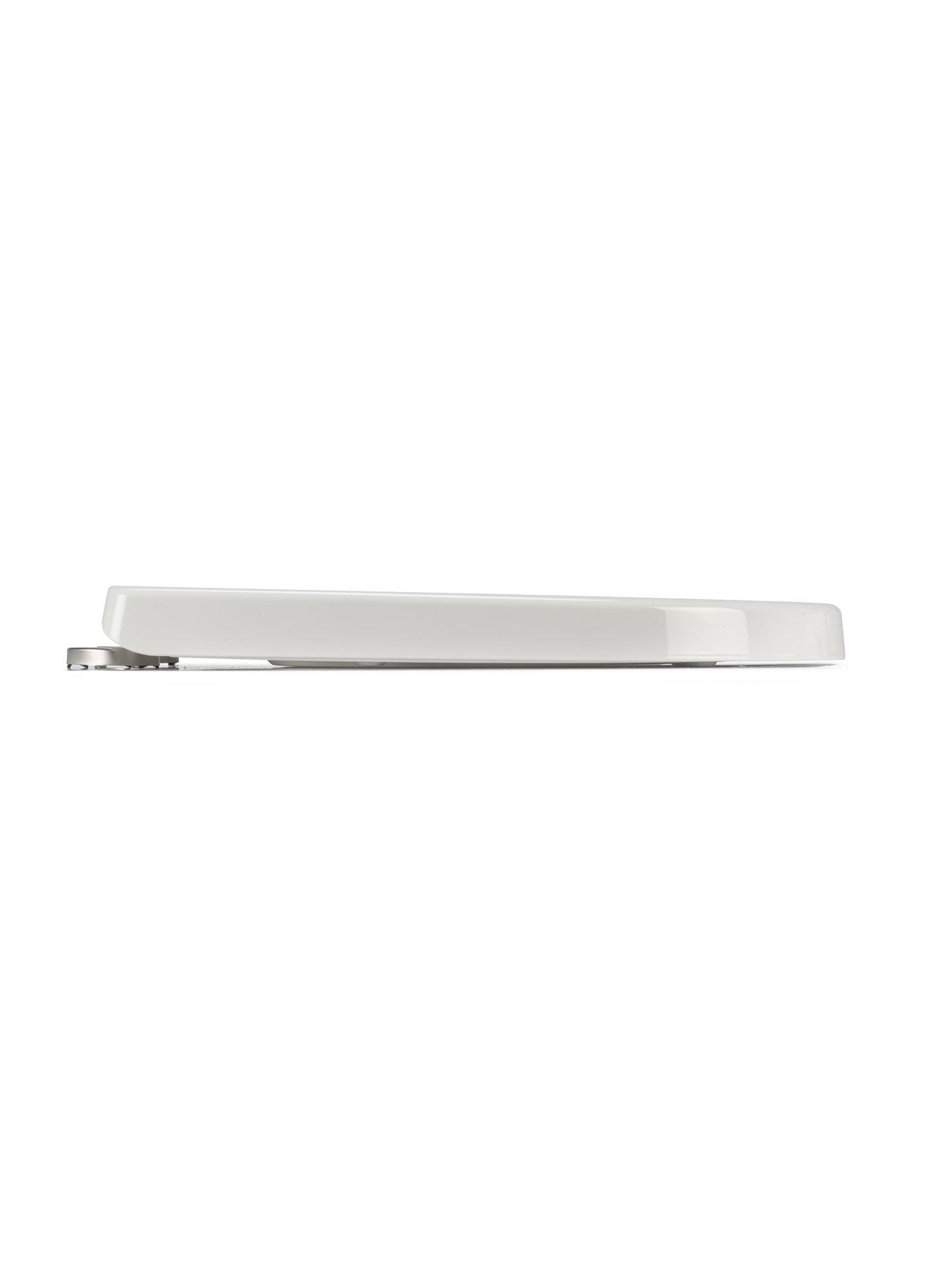 Image 5 of 5 of Croydex Hilier Stick 'n' Lock D-Shaped Toilet Seat