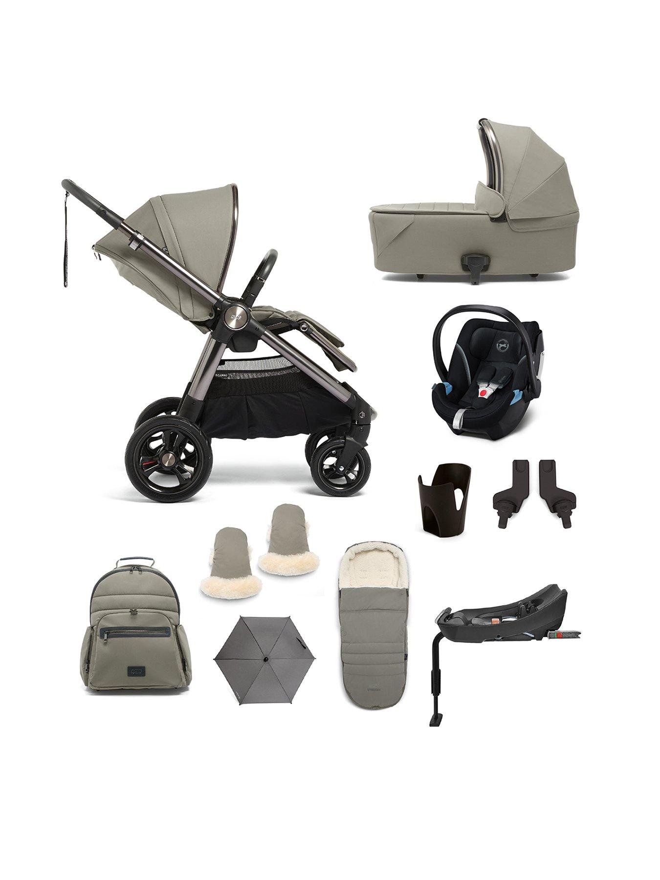 Mamas & Papas Ocarro Complete 10Piece Travel System with Aton 5 Car