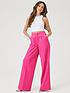  image of michelle-keegan-wide-leg-trousers-pink