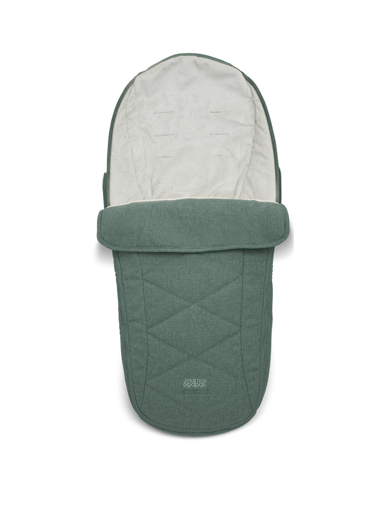 mamas and papas footmuff sage green