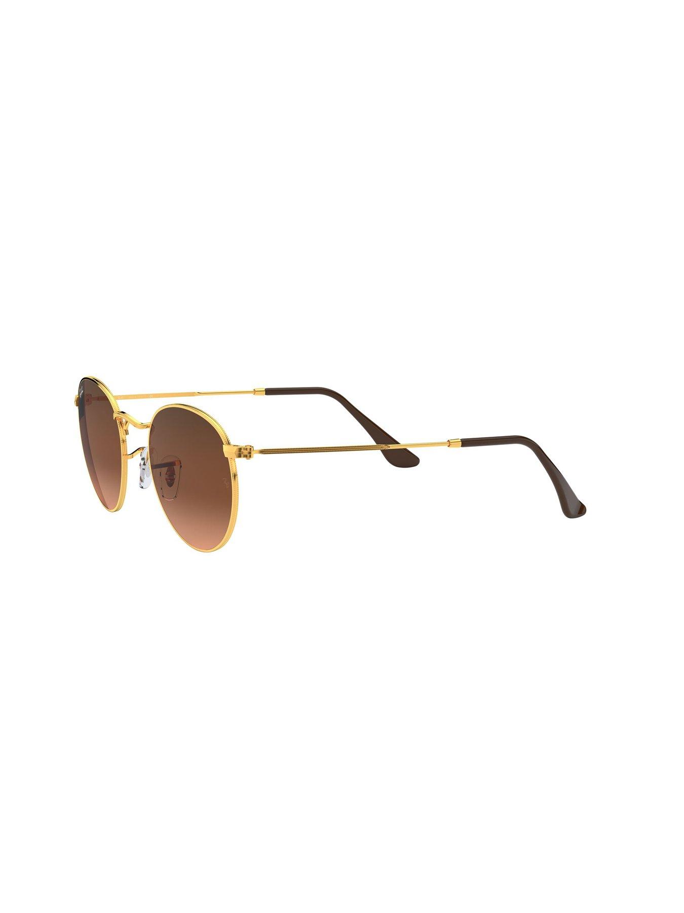 Image 4 of 4 of Ray-Ban Round Metal Sunglasses - Brown