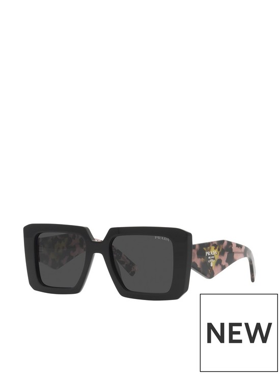 front image of prada-pr23ys-square-sunglasses