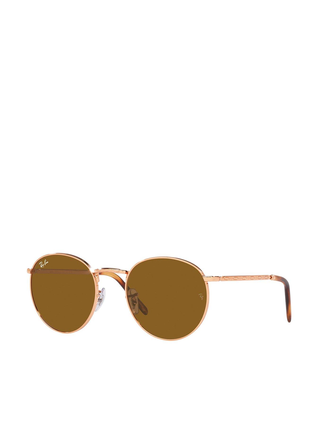 Image 1 of 4 of Ray-Ban New Round Sunglasses - Gold