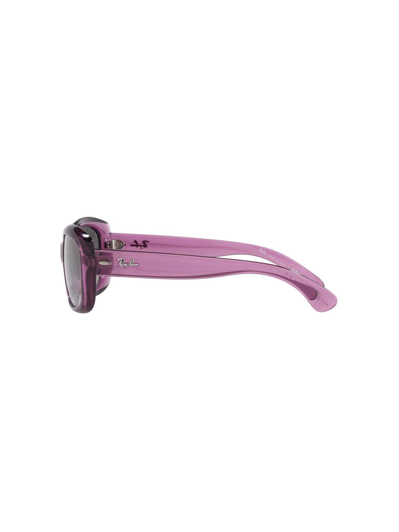 Image 3 of 4 of Ray-Ban Jackie Ohh Rectangle Sunglasses - Pink