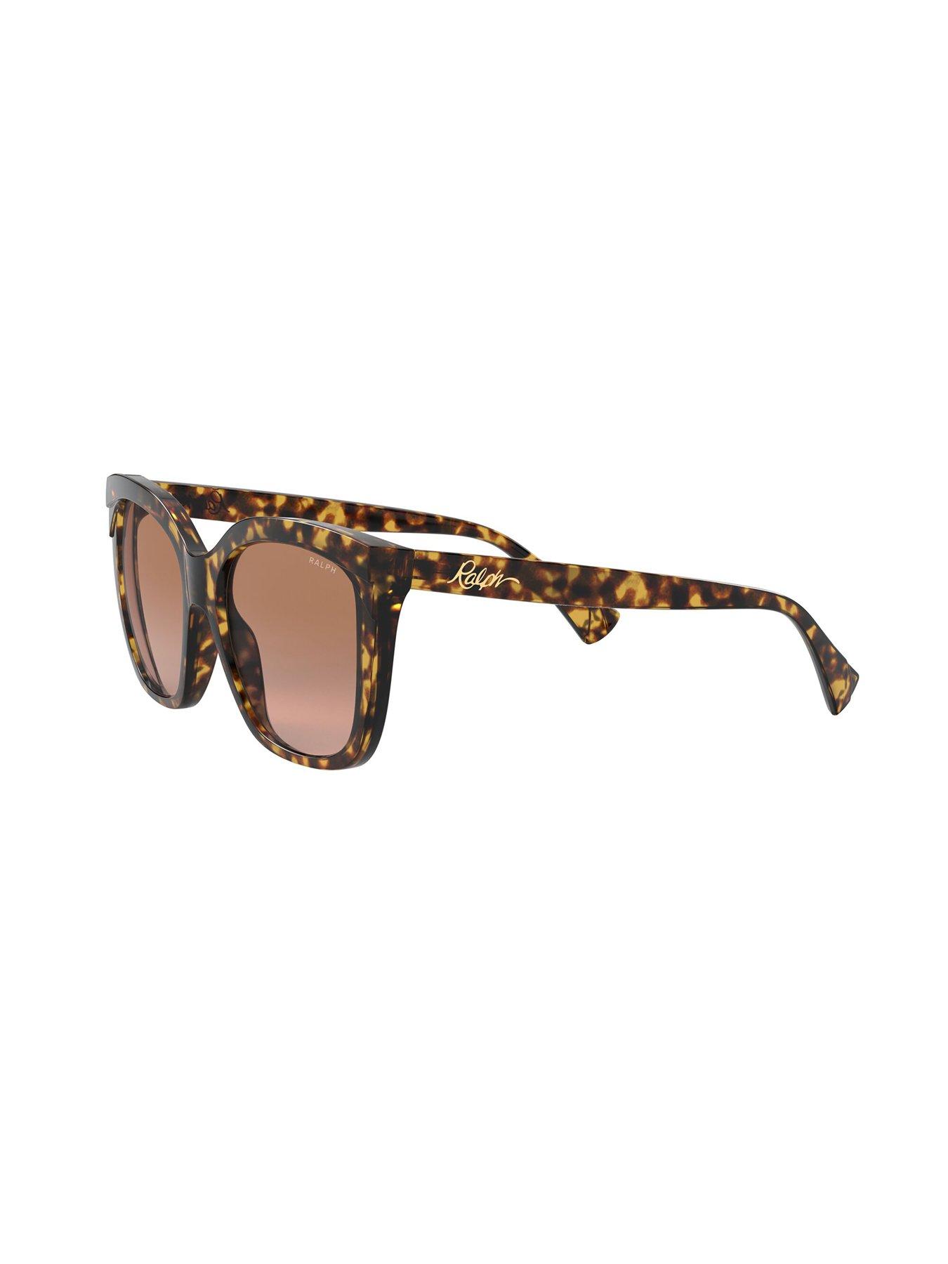 Image 4 of 4 of Ralph 5265&nbsp;Square Sunglasses - Havana