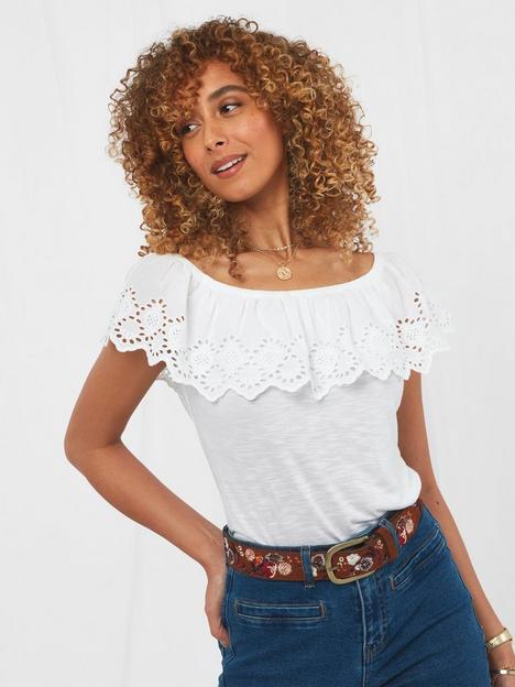joe-browns-broderie-frill-top--white