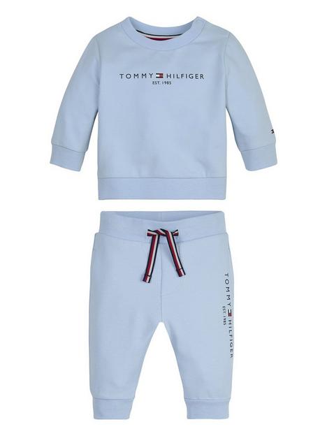 tommy-hilfiger-baby-essential-crewneck-set-chambray-sky
