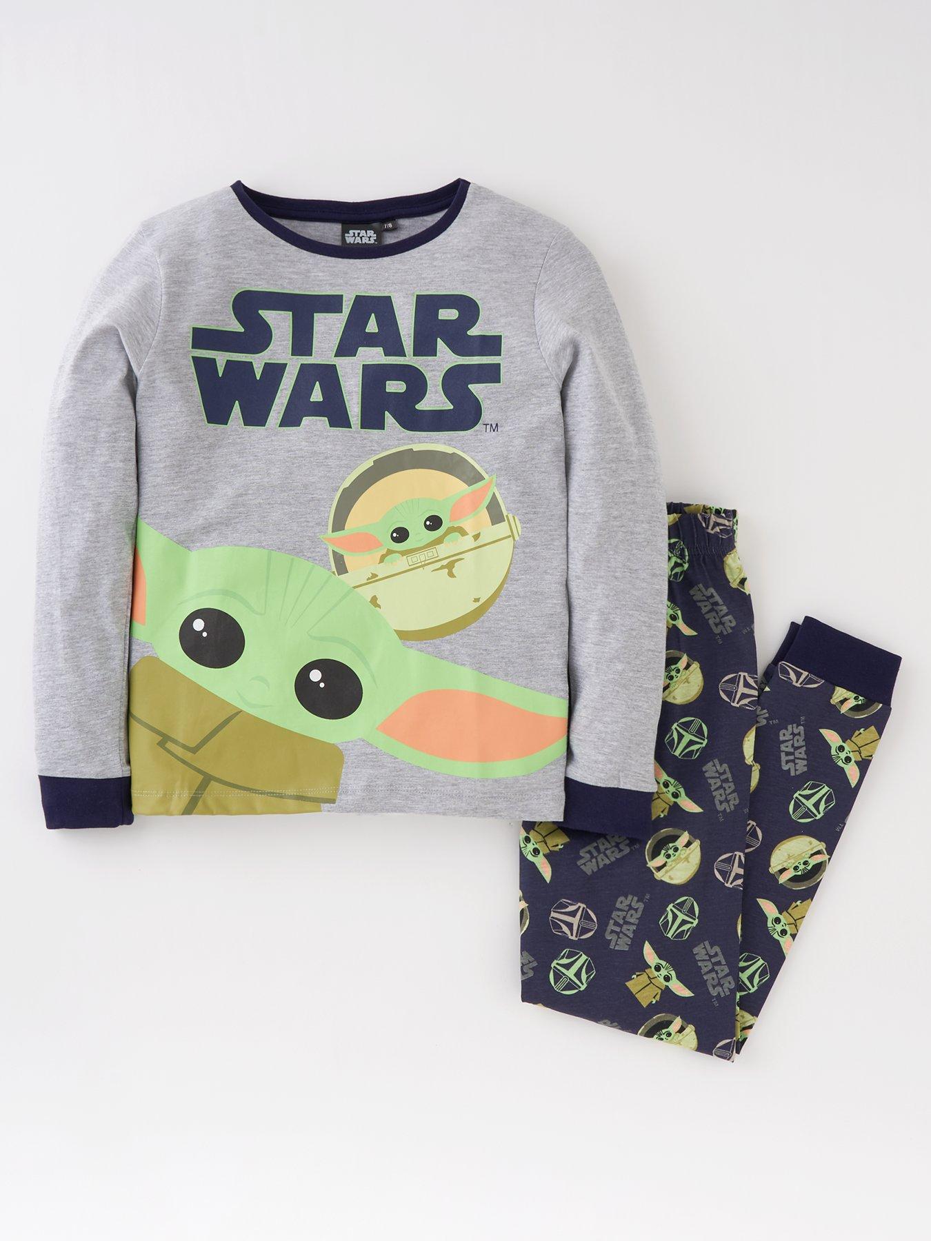 Boys Kids Official Licensed Star Wars Character Long Sleeve T Tee Shirt 