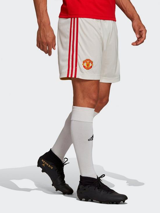front image of adidas-manchester-united-2122-home-shorts
