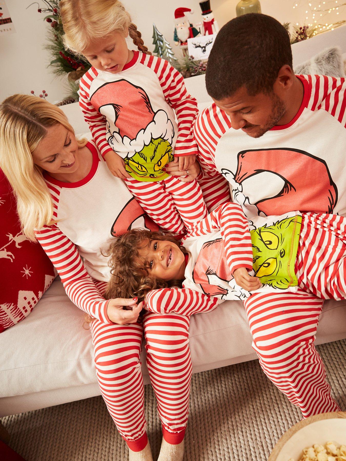 Christmas discount pajamas grinch