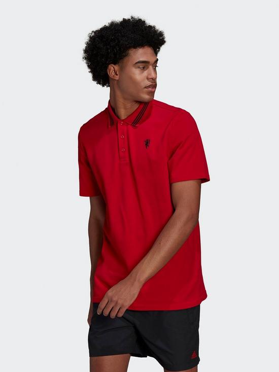 front image of adidas-manchester-united-polo-shirt