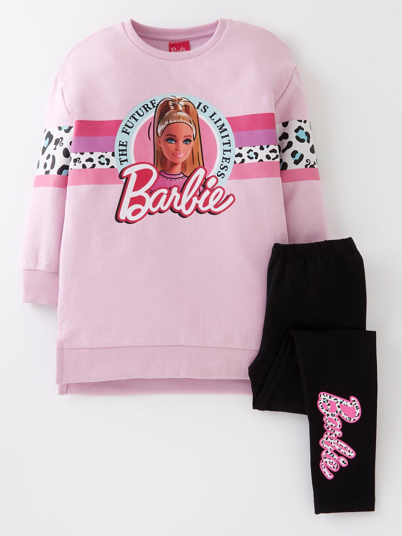 Girls RI x Barbie dream team pyjama set River Island Girls Clothing Loungewear Pajamas 