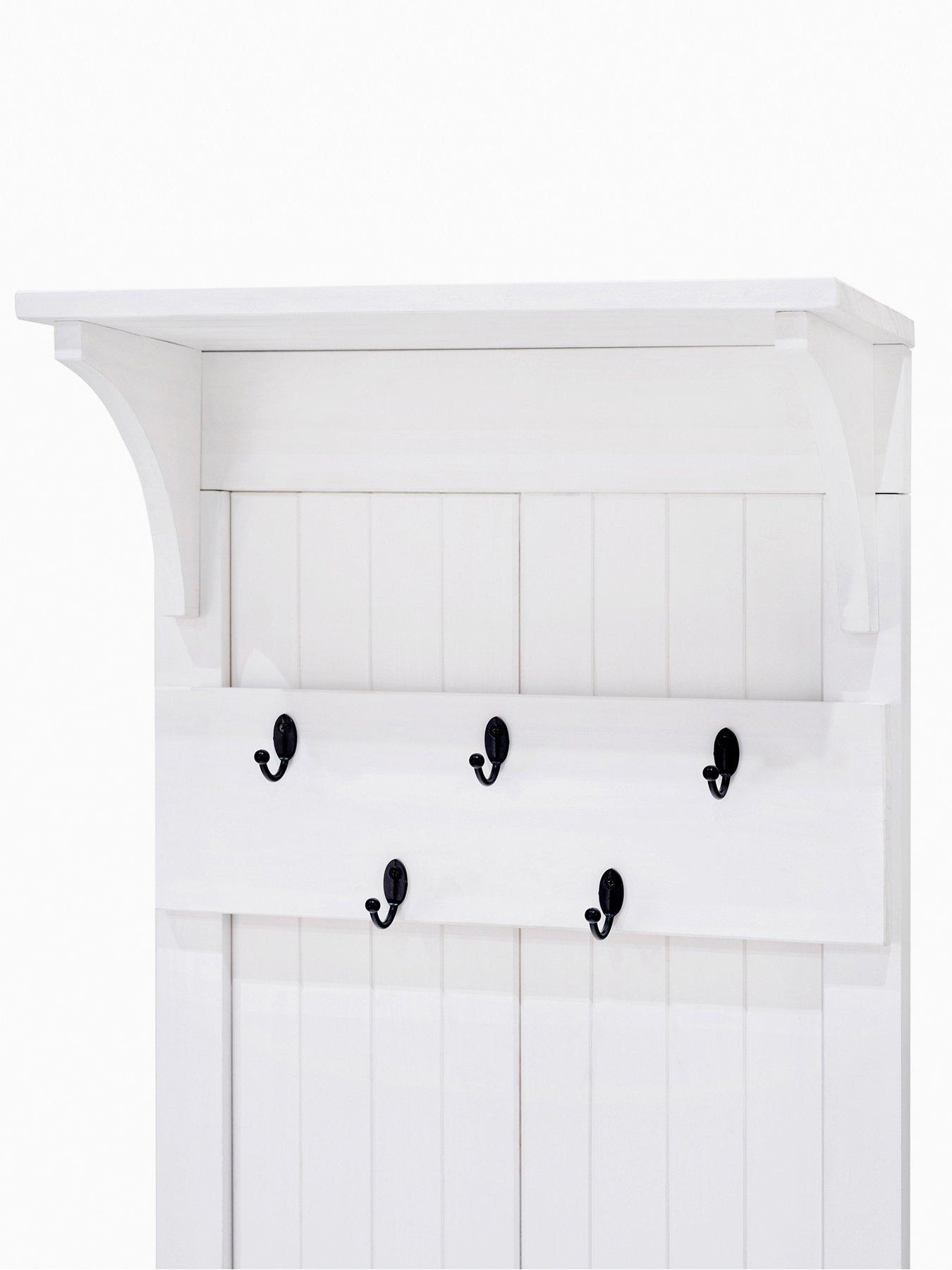 Lisburn Designs Keston Traditional Solid Wood Hall Tree very.co.uk