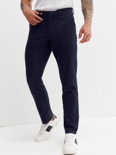 new-look-navy-mid-rise-slim-suit-trousers