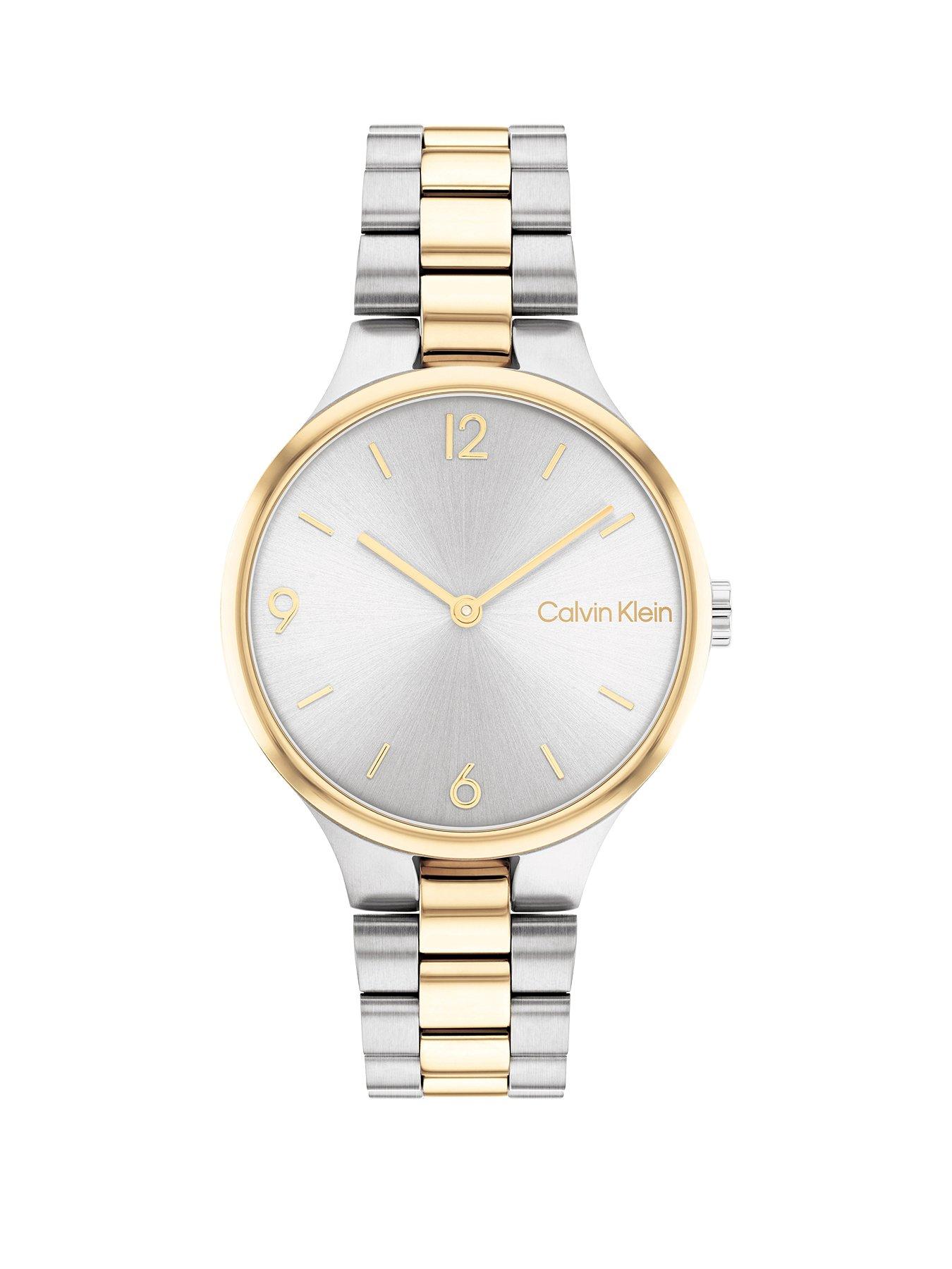 Product photograph of Calvin Klein Linked Womens Watch from very.co.uk