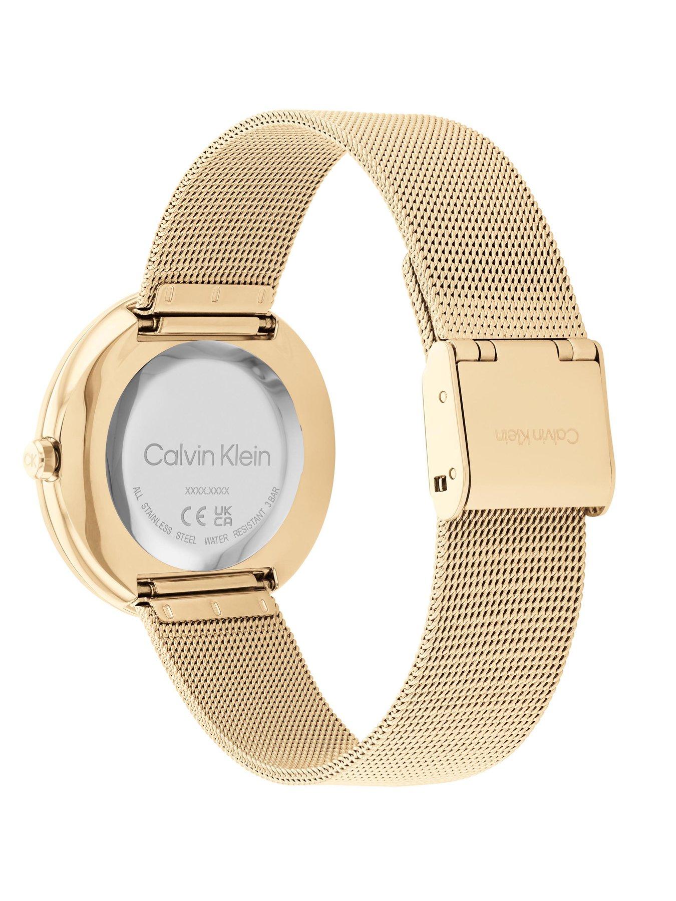 Calvin Klein Twisted Bezel Womens Watch | Very.co.uk