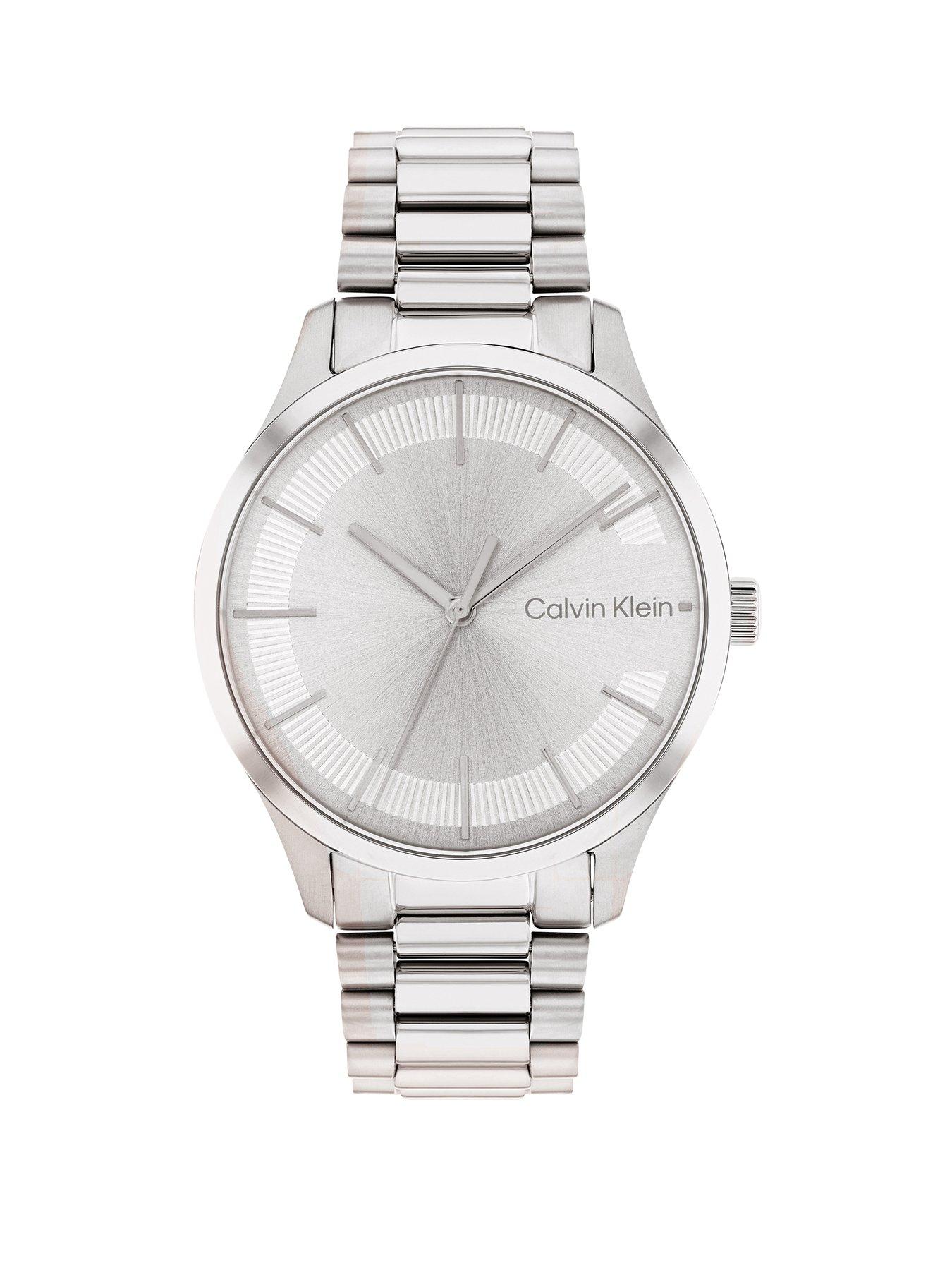 Product photograph of Calvin Klein Iconic Bracelet Womens Watch from very.co.uk