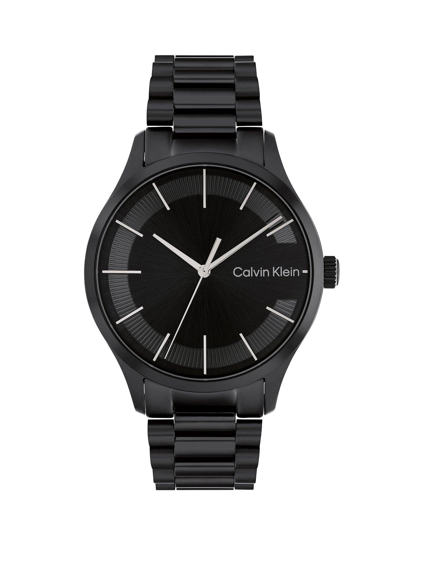 Product photograph of Calvin Klein Iconic Bracelet Mens Watch from very.co.uk