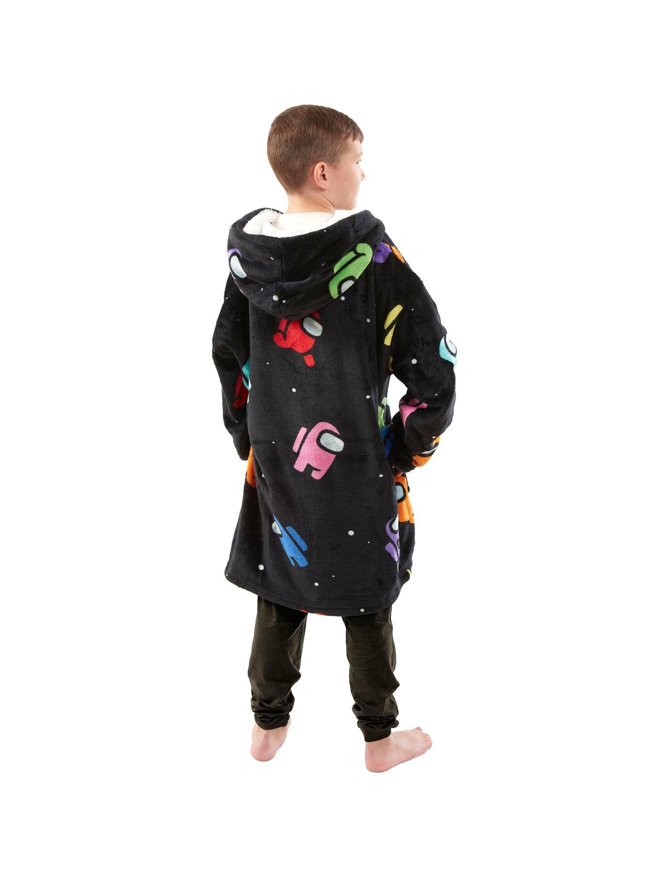 AMONG US Hoodies For Boys Fleece Oversized Blanket Hoodie Kids Gaming