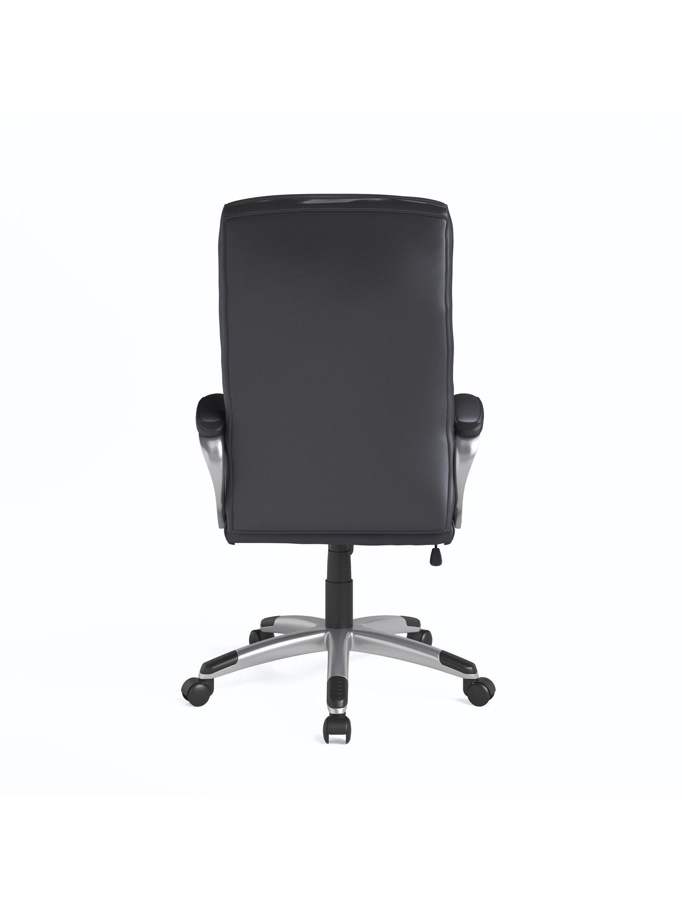 Image 5 of 5 of Alphason Hampton Leather Office Chair - Black