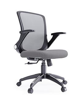 Product photograph of Alphason Toronto Office Chair - Grey from very.co.uk