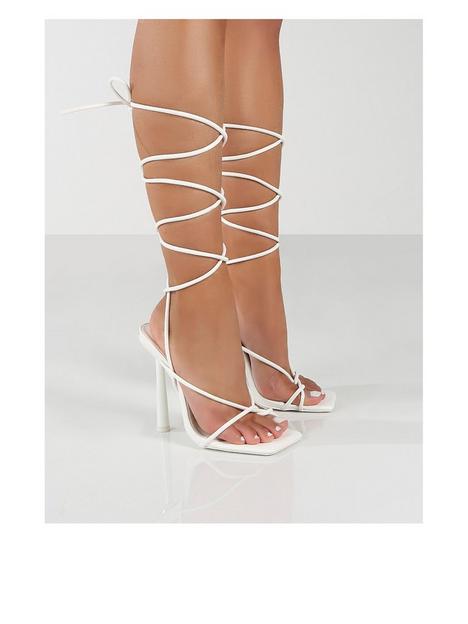 public-desire-lacey-heeled-sandals-white
