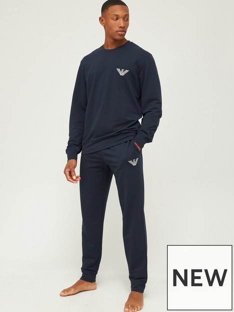 emporio-armani-bodywear-lounge-sweatshirt-set-navy
